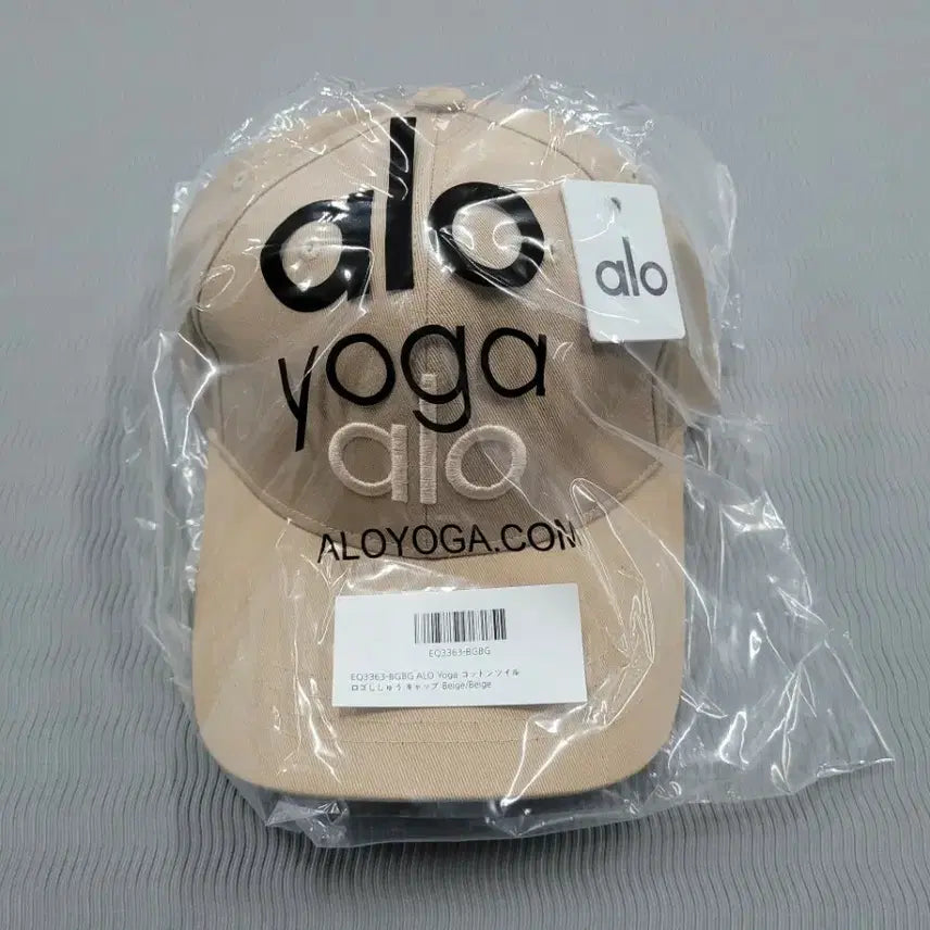 [BUNJANG] ALO Yoga Cotton Ball Cap Beige / ALO 요가 볼캡 모자 베이지