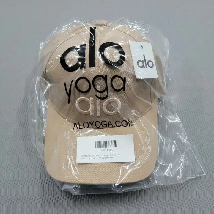 [BUNJANG] ALO Yoga Cotton Ball Cap Beige / ALO 요가 볼캡 모자 베이지