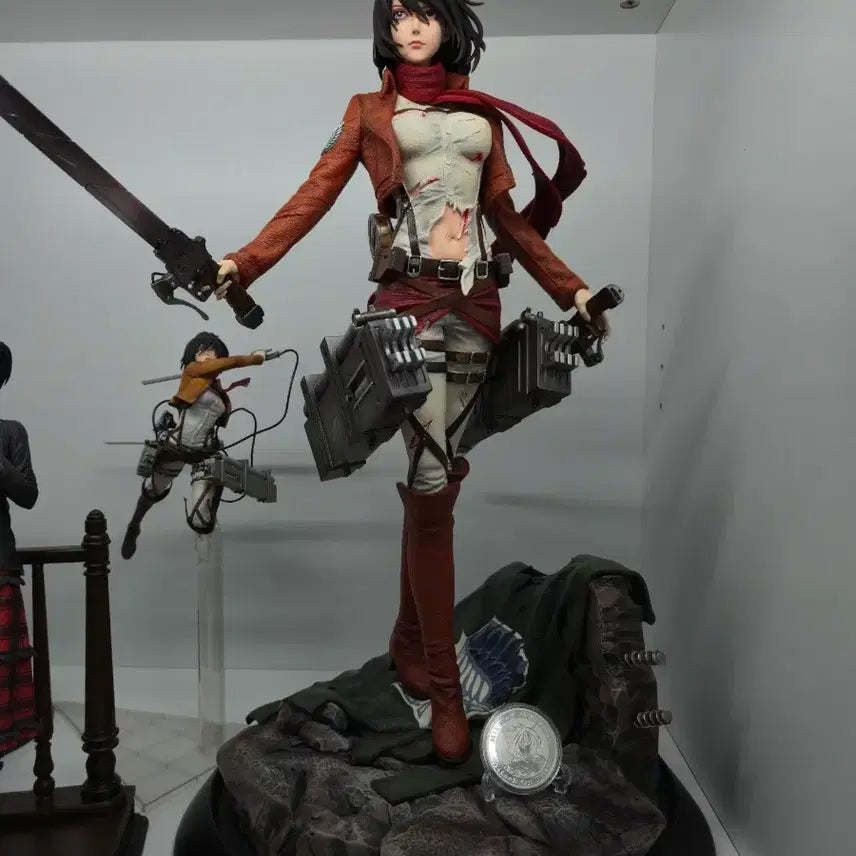 [BUNJANG] Yakuza Studio Mikasa Ackerman 1/4 Scale Resin Statue / Yakuza 진격의 거인 미카사 레진 피규어 1/4 팝니다.