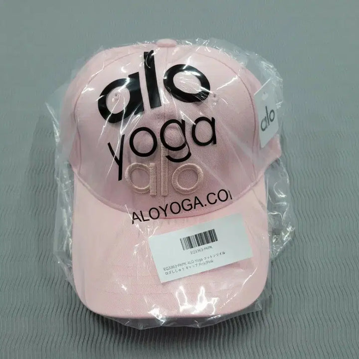 [BUNJANG] ALO Yoga Strawberry Milk Ball Cap Hat / ALO 요가 핑크 볼캡 모자