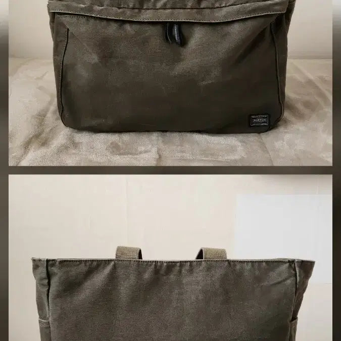 [BUNJANG] Porter Beat Canvas Tote Bag / 요시다 포터 Porter Beat 토트백 숄더백 카키