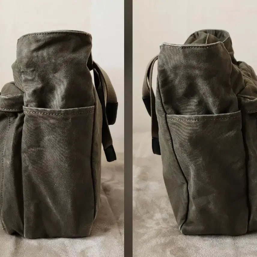 [BUNJANG] Porter Beat Canvas Tote Bag / 요시다 포터 Porter Beat 토트백 숄더백 카키