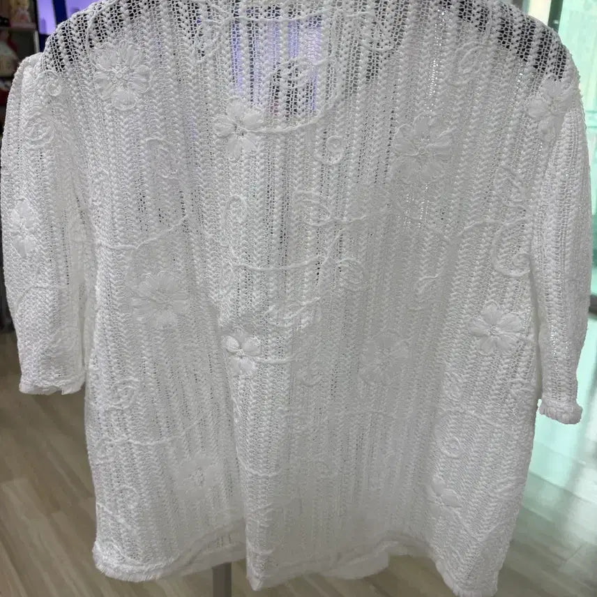 [BUNJANG] It MICHAA Short Sleeve Cardigan (Size 55) / 잇미샤 반팔 가디건  55사이즈