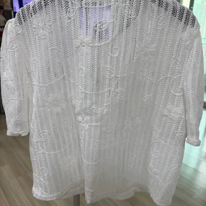 [BUNJANG] It MICHAA Short Sleeve Cardigan (Size 55) / 잇미샤 반팔 가디건  55사이즈