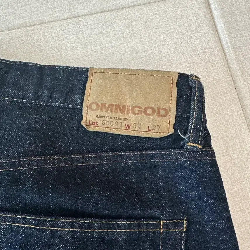 [BUNJANG] Omnigod Selvedge Denim Jeans / 옴니갓 셀비지 데님