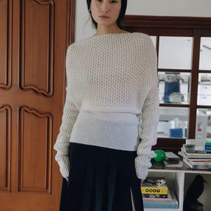 [BUNJANG] FARVEN Alpaca 2-Way Knit / 파르벵 FARVEN 알파카 2-way 니트
