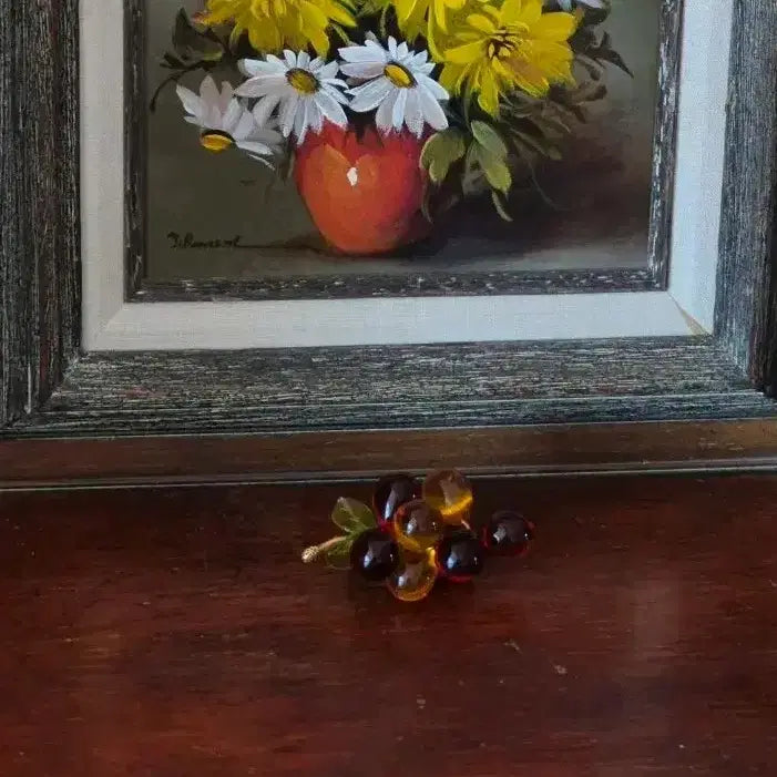 [BUNJANG] Murano Glass Vintage Grape Cluster Object / 이테리 무라노 빈티지 포도오브제