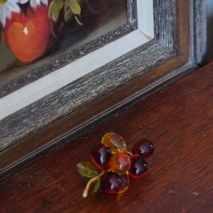 [BUNJANG] Murano Glass Vintage Grape Cluster Object / 이테리 무라노 빈티지 포도오브제