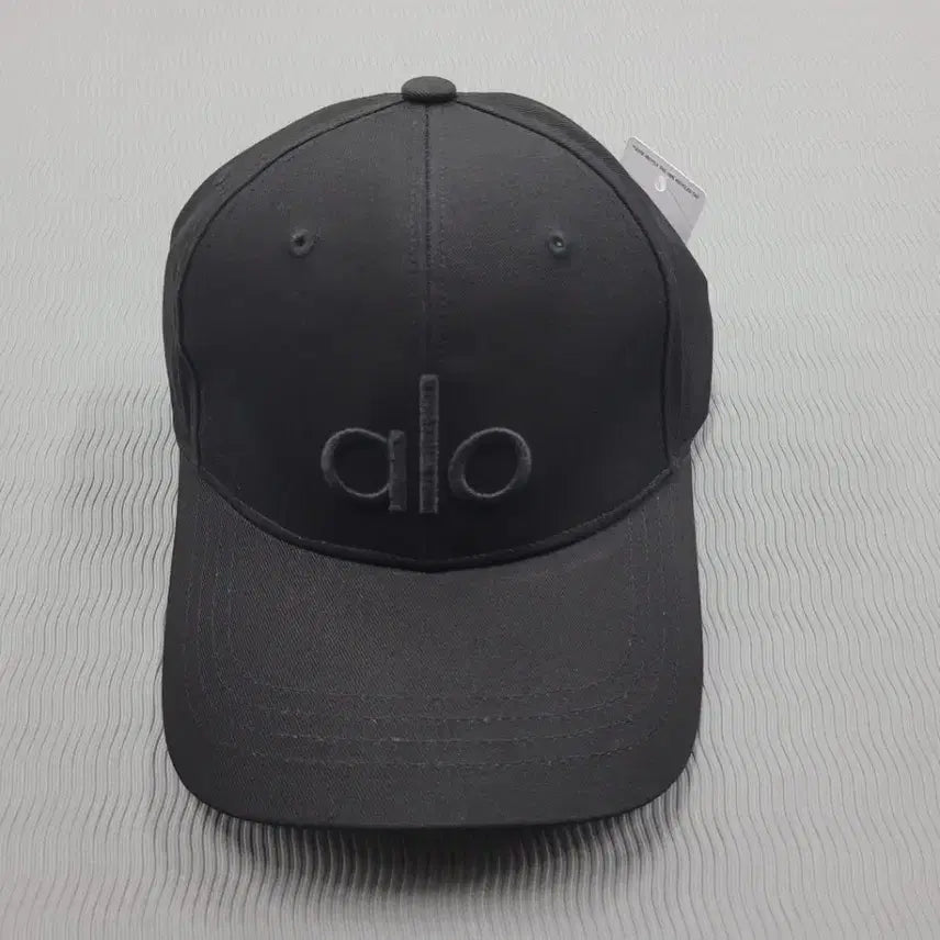 [BUNJANG] ALO Black Cotton Ball Cap Hat / ALO 블랙 코튼 볼캡 모자