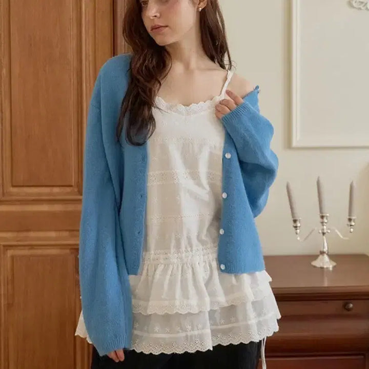 [BUNJANG] Maison Leharr Ruffle Sleeveless Blouse / 메종르하르 프릴 나시