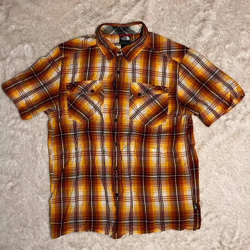 [BUNJANG] The North Face Checkered Shirt / 노스페이스 체크셔츠 M
