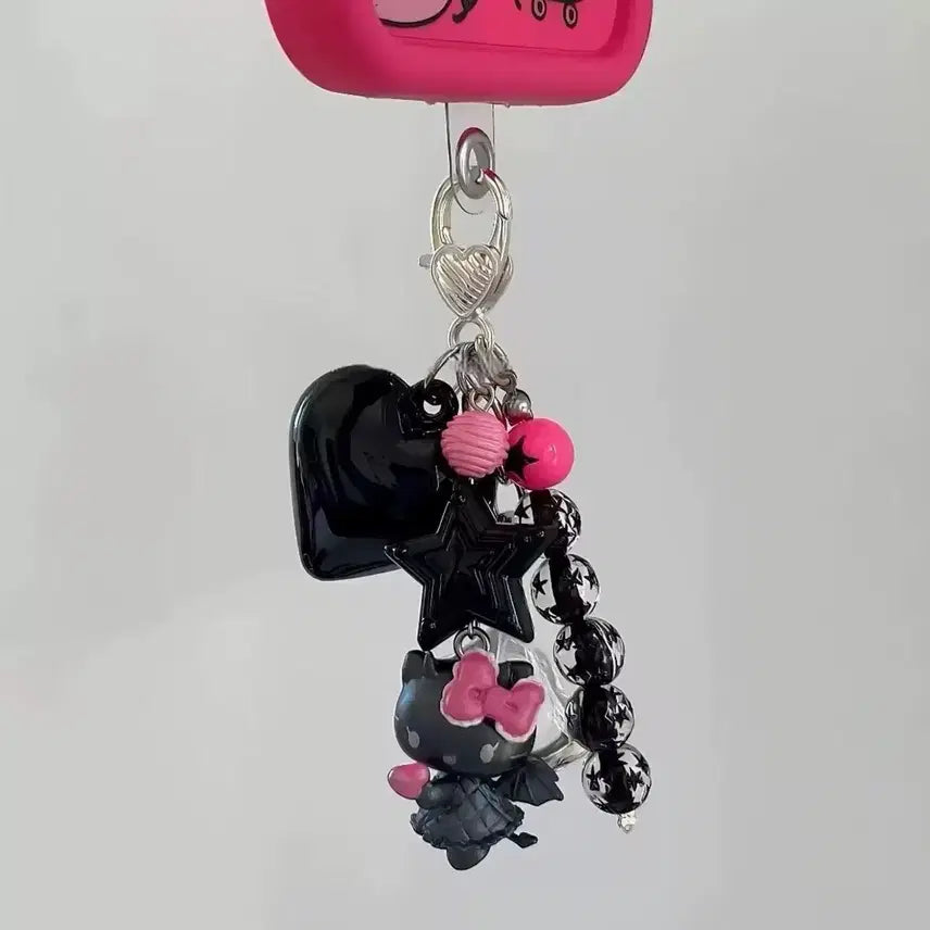 [BUNJANG] Hello Kitty Angel &amp; Devil Keychain Set / 천사 악마 헬로키티 키링