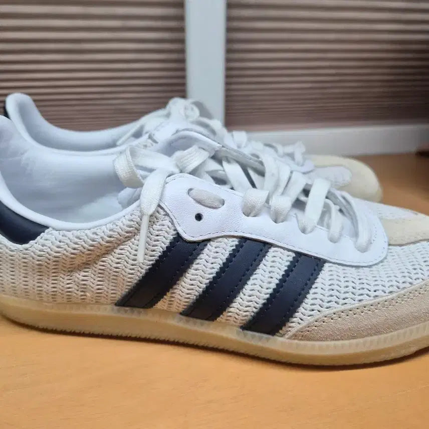 [BUNJANG] Adidas Samba OG White/Night Indigo Sneakers (JH5633) / 아디다스 삼바 OG - 화이트:나이트인디고 (JH5633)