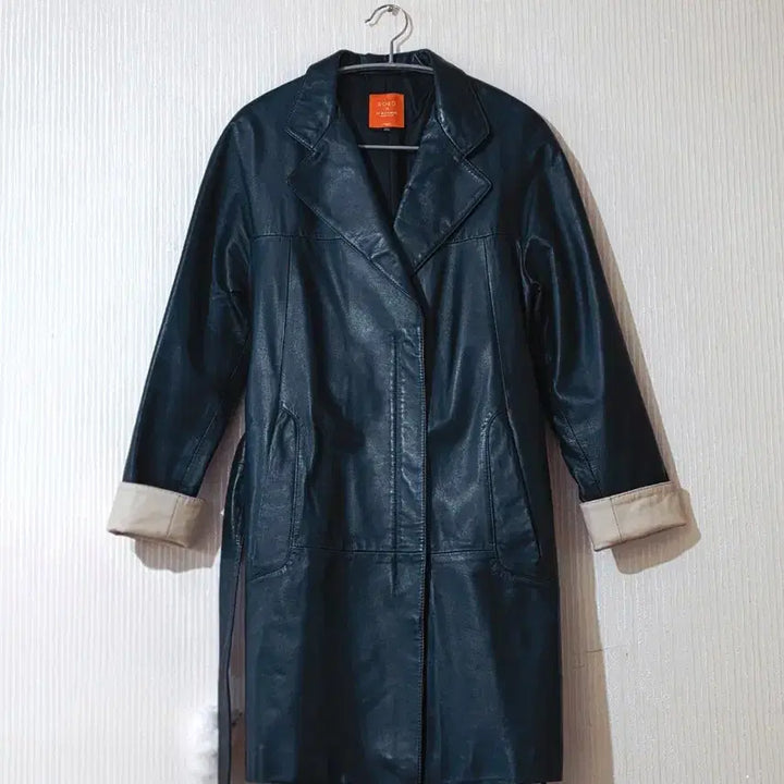 [BUNJANG] ROBO Real Leather Natural Lambskin Coat / 상태최상 ROBO 로보 리얼 레더 천연 양가죽 램스킨 코트 트랜치