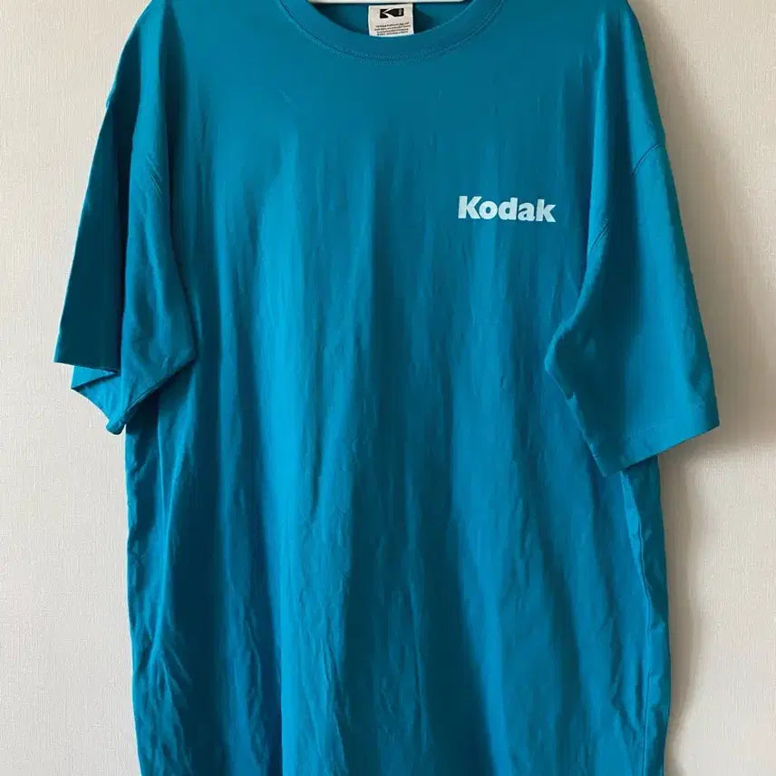 [BUNJANG] Kodak Unisex Blue Short Sleeve T-shirt / 코닥 Kodak 반팔 티셔츠 남녀공용 블루 M사이즈
