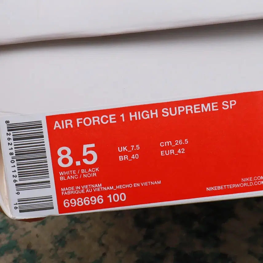 [BUNJANG] Supreme x Nike Air Force 1 High &