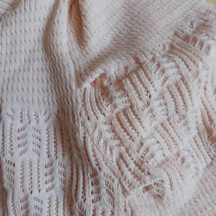 [BUNJANG] Mills Studio Punching Short Sleeve Knit Top / 밀스튜디오 펀칭 반팔 니트