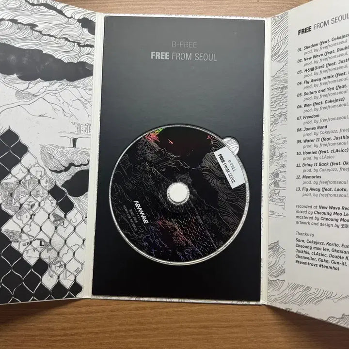 [BUNJANG] B Free Free From Seoul T-Shirt / 비프리 free from seoul