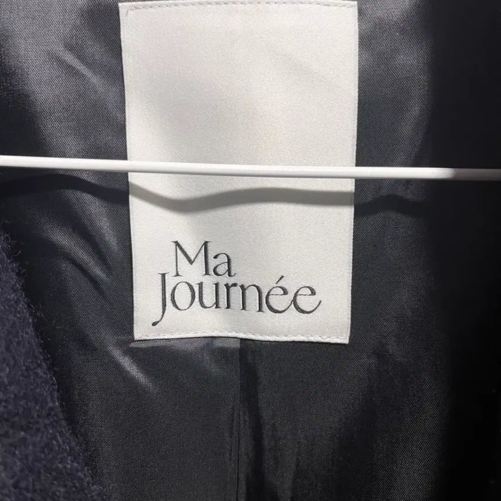 [BUNJANG] Mazone Alpaca Half Mac Coat - Navy (M) / 마조네 ALPACA HALF MAC COAT_NAVY M사이즈