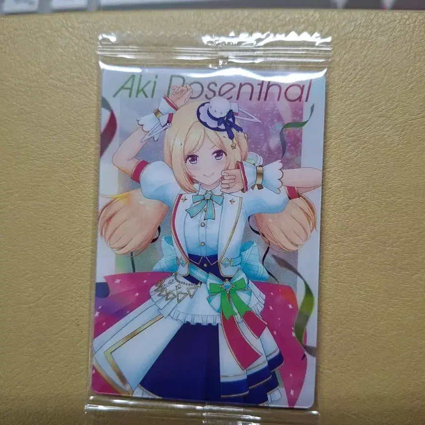 [BUNJANG] Hololive 1st Generation Aki Rosenthal Wafer Photocard / 홀로라이브 1기생 아키 로젠탈 웨하스 포토카드 미개봉 새제품