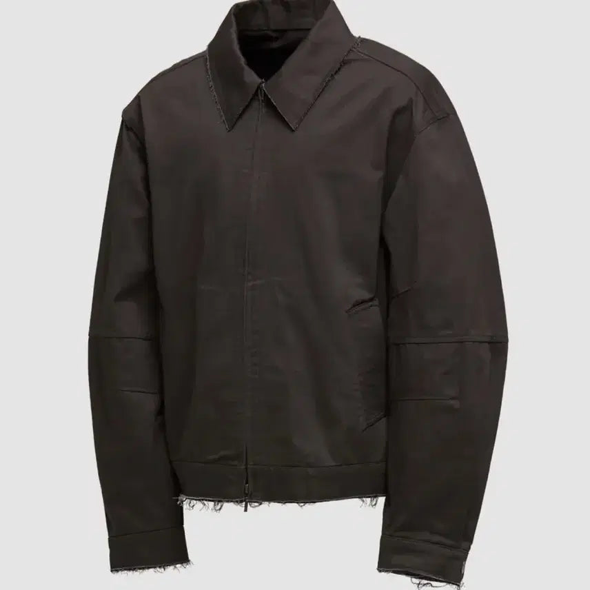 [BUNJANG] Coor Twist Loop Low Cut Jacket (Charcoal Gray) / 쿠어 coor 트위스트 루프 로우 컷 자켓 (차콜그레이)