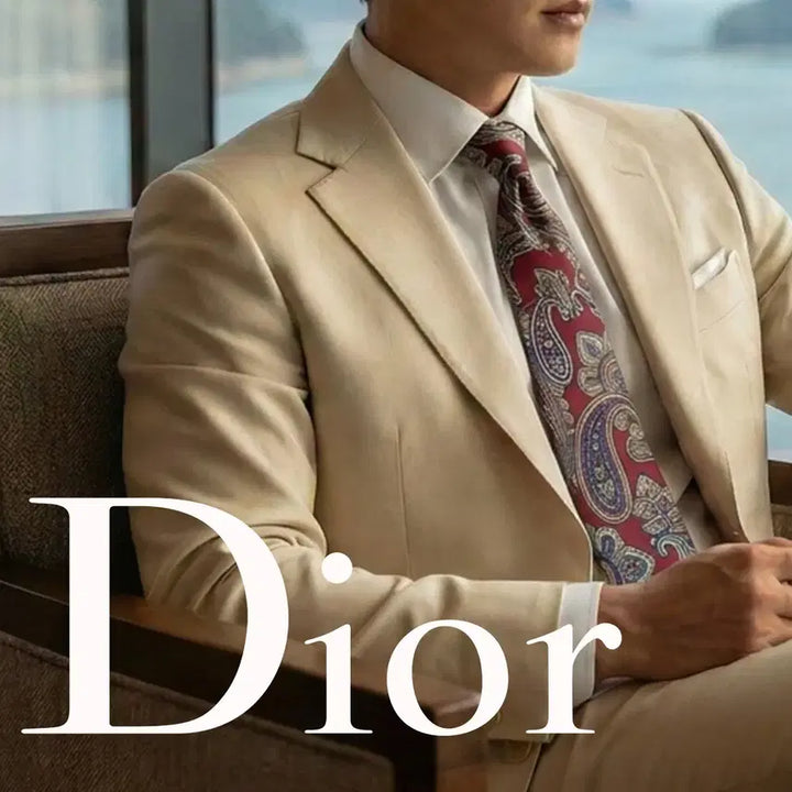 [BUNJANG] Christian Dior Paisley Silk Tie / 크리스찬 디올 와인 페이즐리 넥타이 9.5cm S~A+등급 K2530
