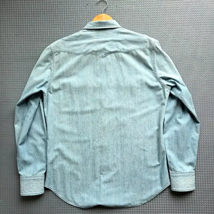 [BUNJANG] RRL Chambray Western Shirt / 더블알엘 RRL 샴브레이 웨스턴셔츠