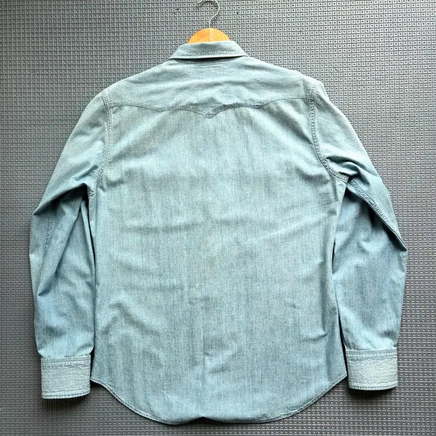 [BUNJANG] RRL Chambray Western Shirt / 더블알엘 RRL 샴브레이 웨스턴셔츠