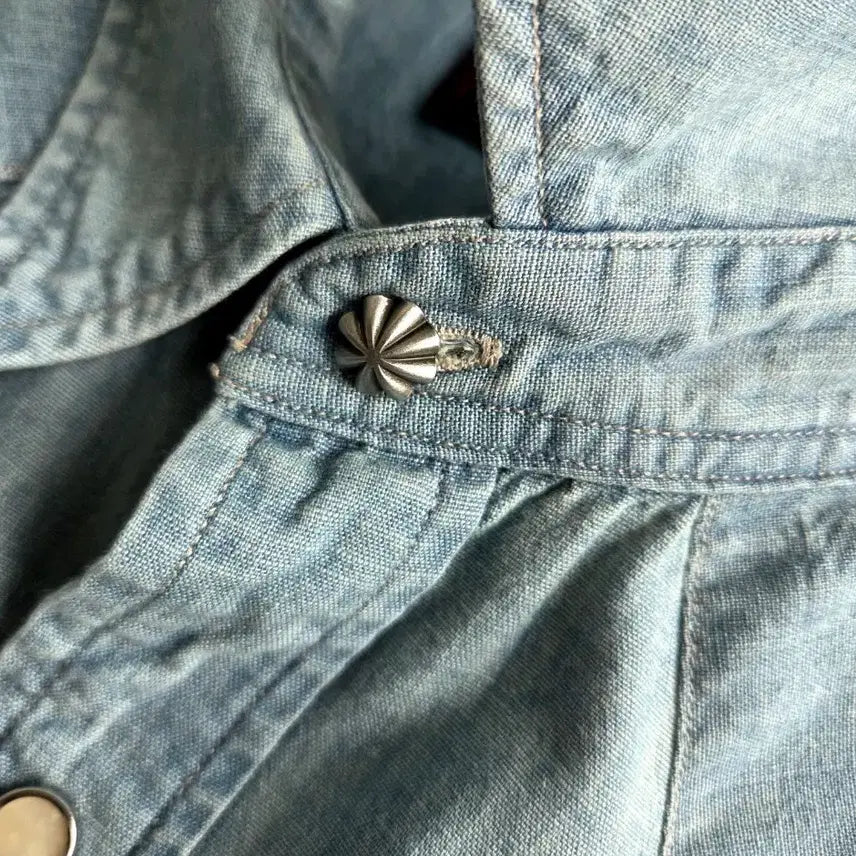 [BUNJANG] RRL Chambray Western Shirt / 더블알엘 RRL 샴브레이 웨스턴셔츠