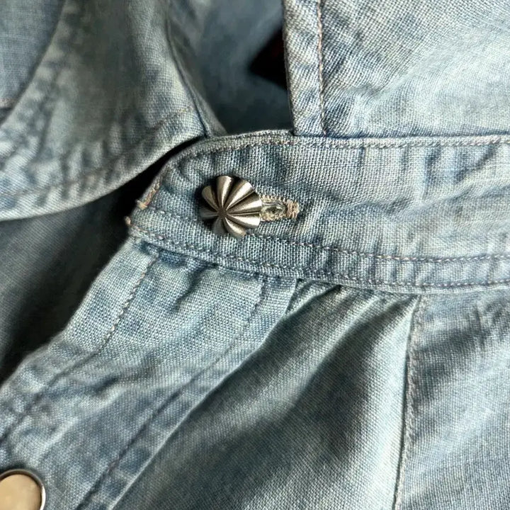 [BUNJANG] RRL Chambray Western Shirt / 더블알엘 RRL 샴브레이 웨스턴셔츠
