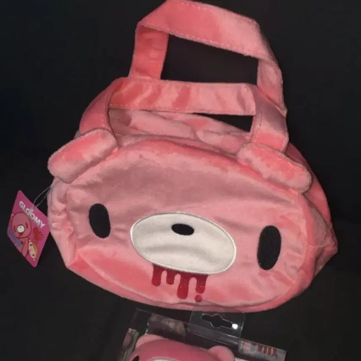 [BUNJANG] Gloomy Bear Plush Pouch Bag / 글루미베어 누이구루미 파우치 가방 ::