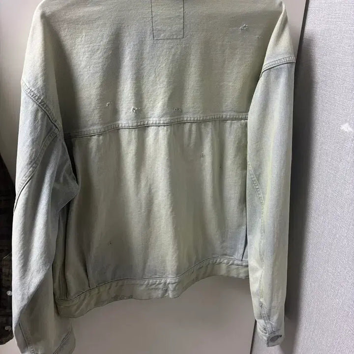 [BUNJANG] 안셀름 CRASH DENIM JACKET type-2 24ss 3사이즈 / 안셀름 CRASH DENIM JACKET type-2 24ss 3사이즈