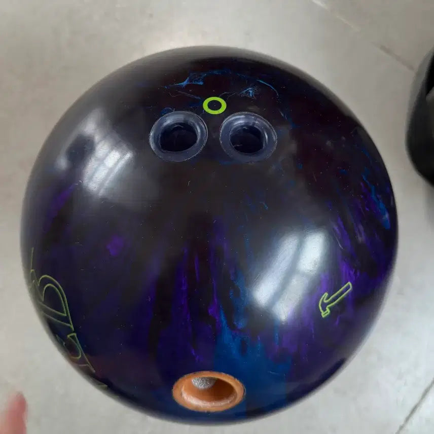 [BUNJANG] Used Dark Web Hybrid Bowling Ball 15lb / 중고볼링공 다크웹 하이브리드 15p