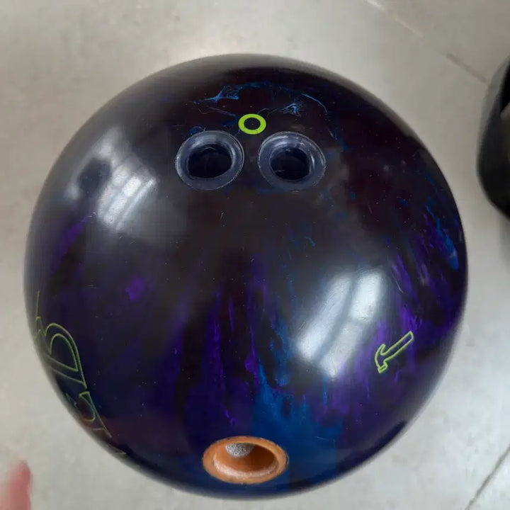 [BUNJANG] Used Dark Web Hybrid Bowling Ball 15lb / 중고볼링공 다크웹 하이브리드 15p