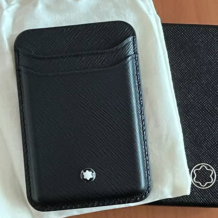 [BUNJANG] Montblanc Saffiano Leather Cardholder Set / 몽블랑 카드지갑 블랙 풀세트