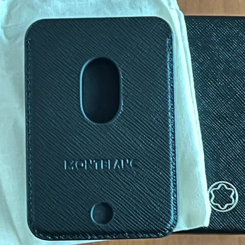 [BUNJANG] Montblanc Saffiano Leather Cardholder Set / 몽블랑 카드지갑 블랙 풀세트