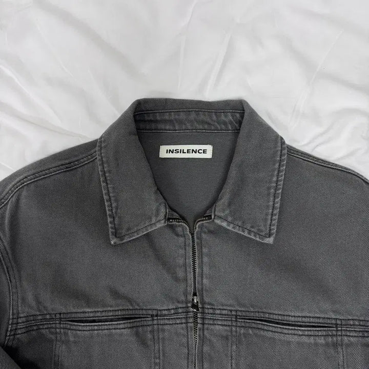 [BUNJANG] In Silence Garment Dyed Mechanic Jacket Charcoal / 인사일런스 가먼트다잉 메카닉 자켓 CHARCOAL