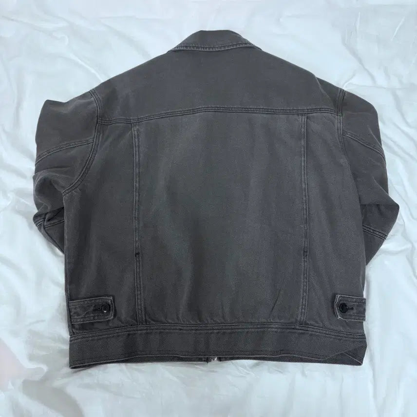 [BUNJANG] In Silence Garment Dyed Mechanic Jacket Charcoal / 인사일런스 가먼트다잉 메카닉 자켓 CHARCOAL