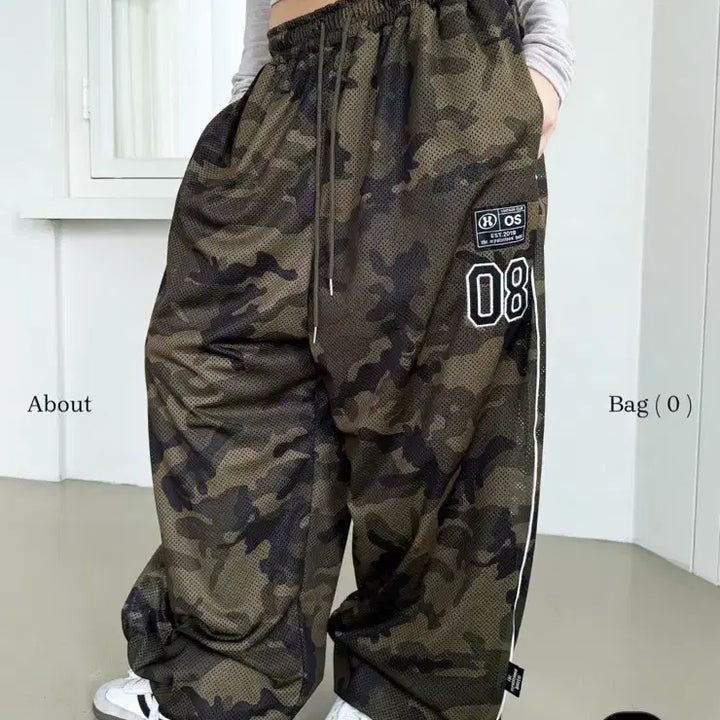 [BUNJANG] Mysterious Hotel Camouflage Patch Mesh Pants / 미스테리어스호텔 패치 메쉬 팬츠 mesh pants  (내림끝!!!!!!
