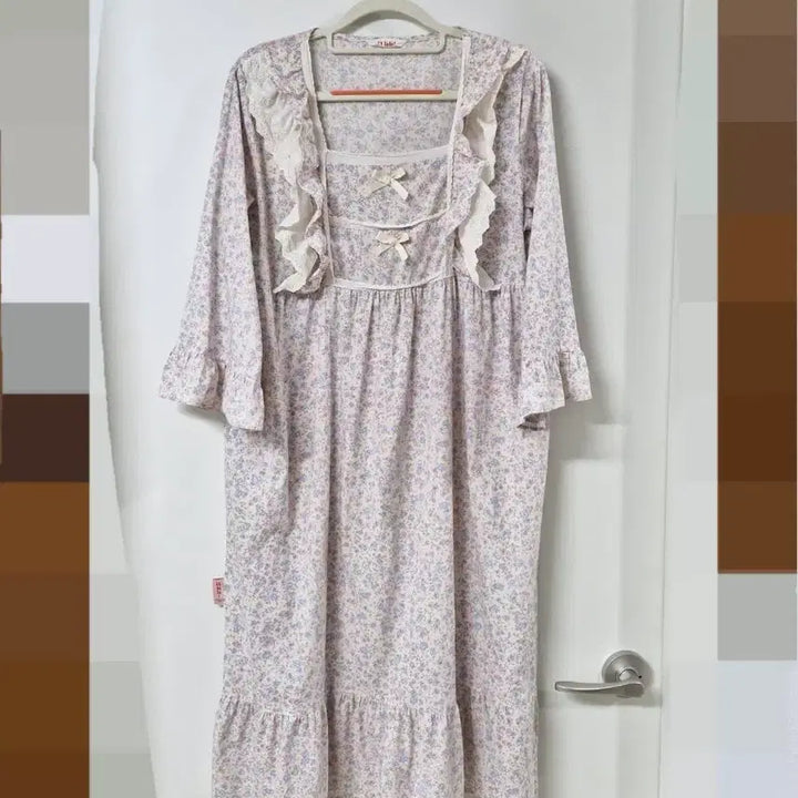 [BUNJANG] Ulala 7-part Sleepwear Dress / 울랄라 잠옷 7부원피스