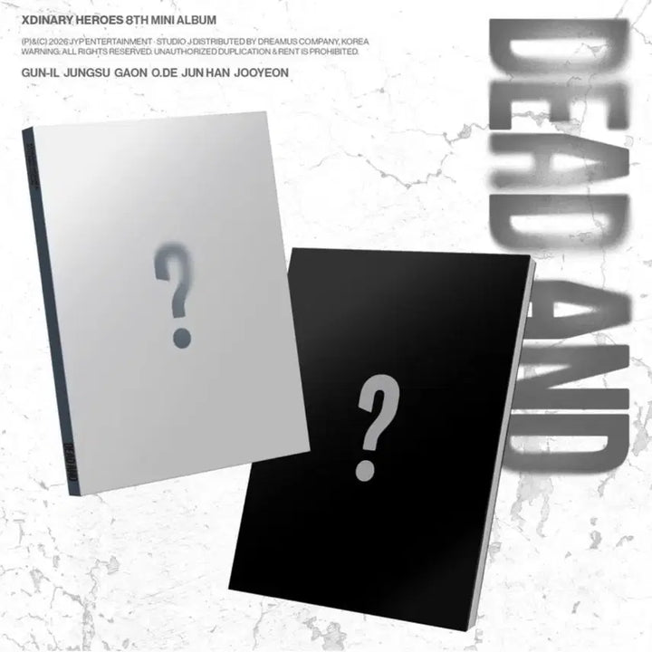 [BUNJANG] Xdinary Heroes DEAD AND Album / 엑스디너리히어로즈 Xdinary Heroes DEAD AND 일반반 앨범