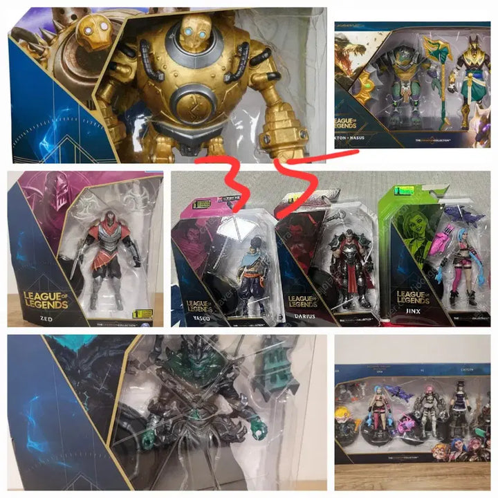 [BUNJANG] League of Legends Action Figure Bundle Set / 리그오브레전드 액션피규어 일괄