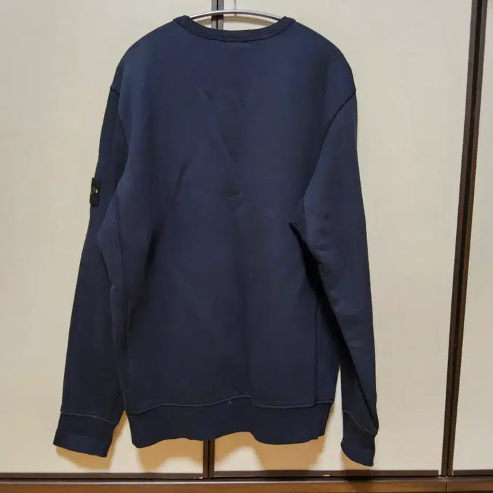 [BUNJANG] Stone Island Sweatshirt Navy XXL / 스톤아일랜드 와펜 스웻셔츠 네이비 XXL