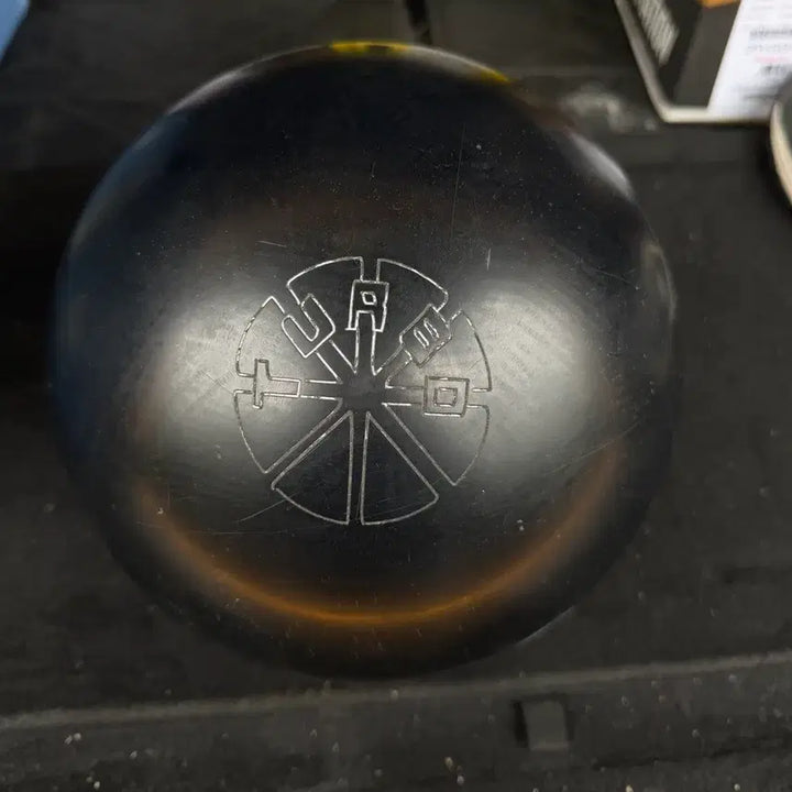 [BUNJANG] Turbo Urethane Black Bowling Ball 15 lbs / 터보 우레탄 중고 볼링공 블랙 15p
