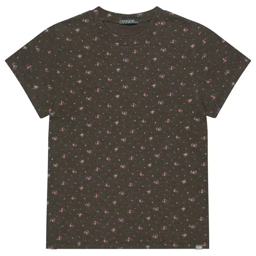 [BUNJANG] KOSEIO Flower Plain T-Shirt / 코이세이오038 FLOWER PLAIN T-SHIRT(4.0₩)