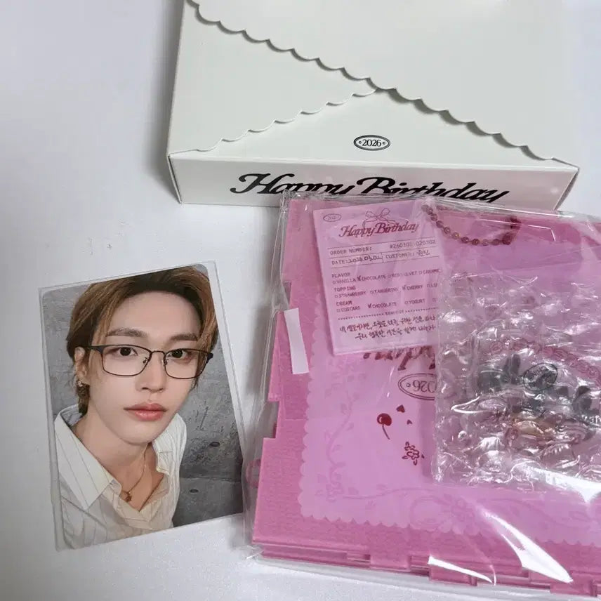 [BUNJANG] RIIZE Wonbin Birthday Acrylic Cake Box Full Set / 라이즈 원빈 생일 아크릴 케이크 박스 풀셋 양도