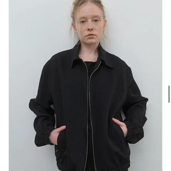 [BUNJANG] Nothing Everthing Blouson Jacket Black / 낫띵에브리띵 블루종 자켓 블랙