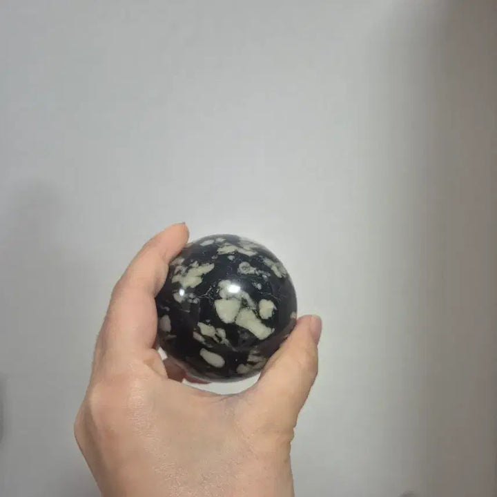 [BUNJANG] Chrysanthemum Stone with Floral Pattern (Moran Seok) - Large Size / 영롱한 꽃무늬 모란석(국화석) 원석 구