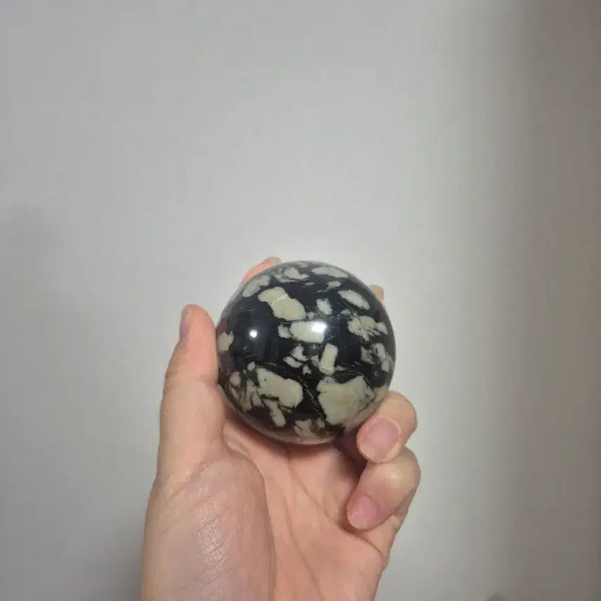 [BUNJANG] Chrysanthemum Stone with Floral Pattern (Moran Seok) - Large Size / 영롱한 꽃무늬 모란석(국화석) 원석 구