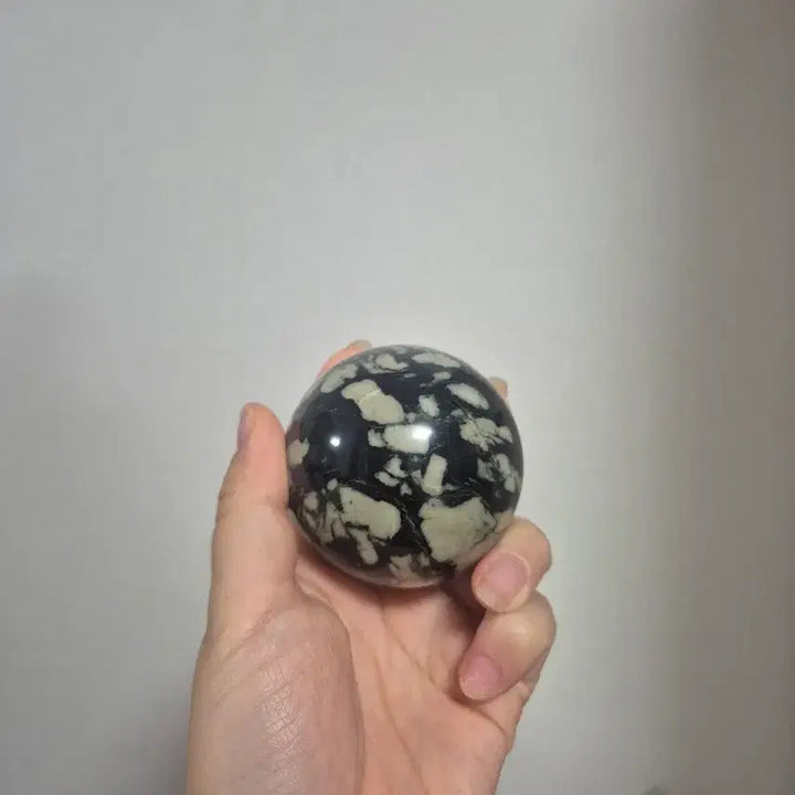 [BUNJANG] Chrysanthemum Stone with Floral Pattern (Moran Seok) - Large Size / 영롱한 꽃무늬 모란석(국화석) 원석 구